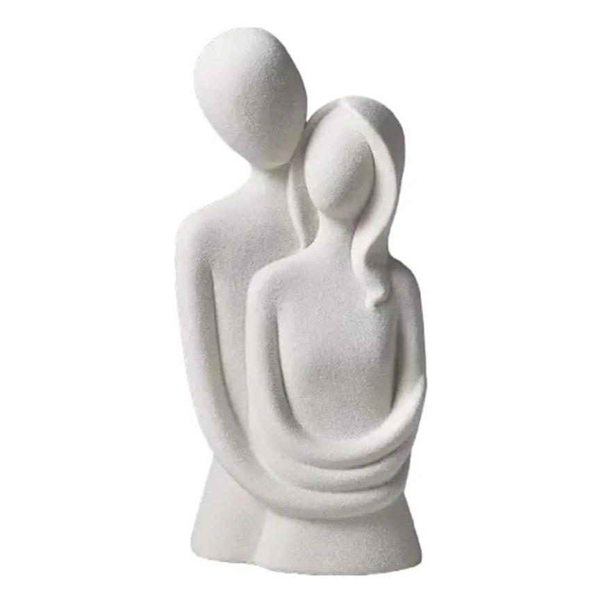 Keraamiline lauakaunistus 21x8,5x10 cm valge