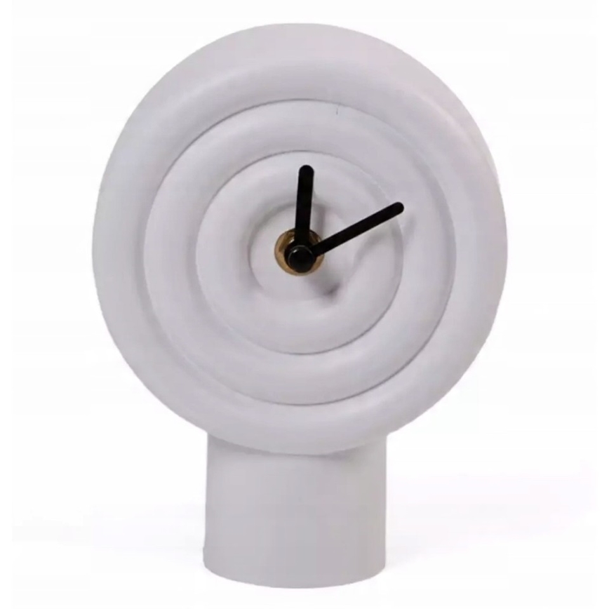 Keraamiline lauakell 16 cm 1xAA valge
