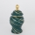 Keraamiline purk 30x17 cm kuldne/roheline