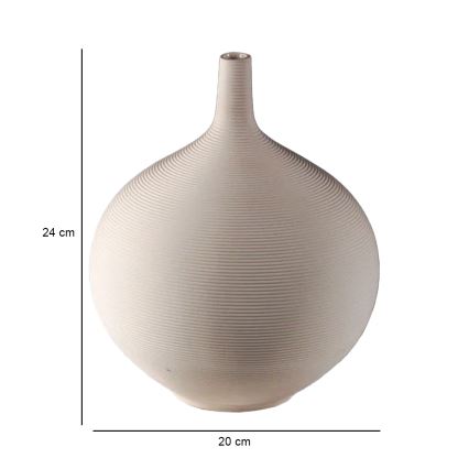 Keraamiline vaas, 24 cm, beež