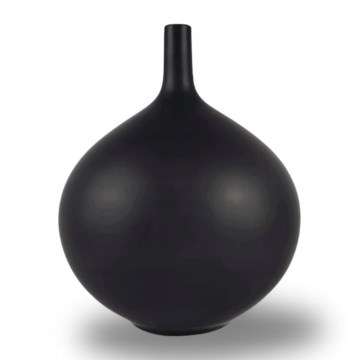 Keraamiline vaas 24 cm mattmust