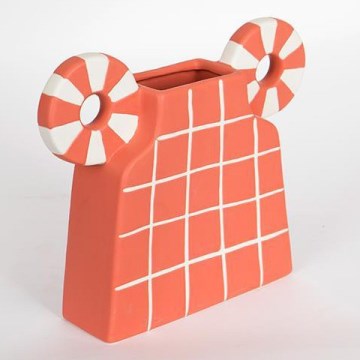Keraamiline vaas 30,6x22,5 cm oranž