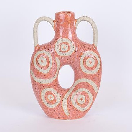 Keraamiline vaas 31x20,5 cm roosa
