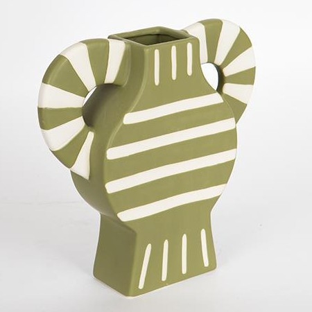 Keraamiline vaas 32x30,8 cm roheline