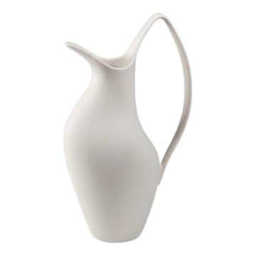 Keraamiline vaas 33x17x19 cm, valge
