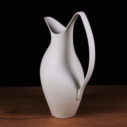 Keraamiline vaas 33x17x19 cm, valge