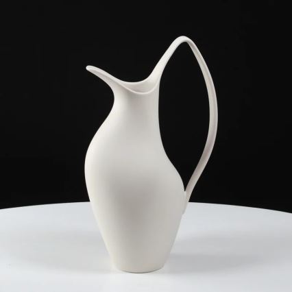 Keraamiline vaas 33x17x19 cm, valge