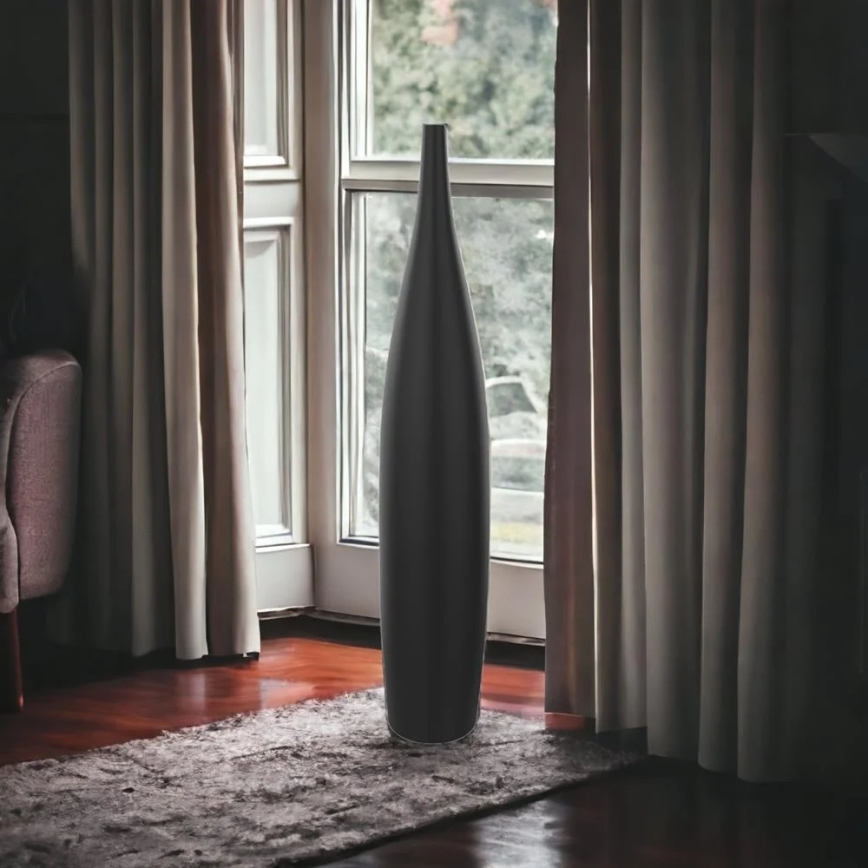 Keraamiline vaas 70 cm matt-must