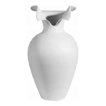 Keraamiline valge vaas 41,5x23 cm