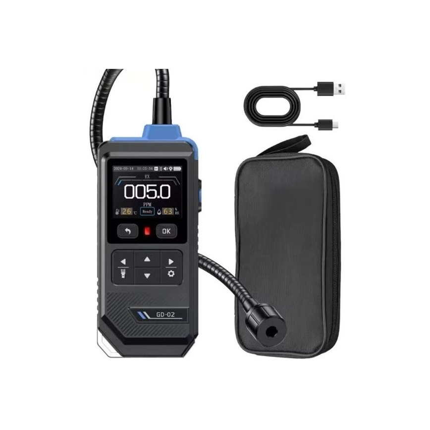 Kergestisüttivate gaaside detektor 1500 mAh 5V