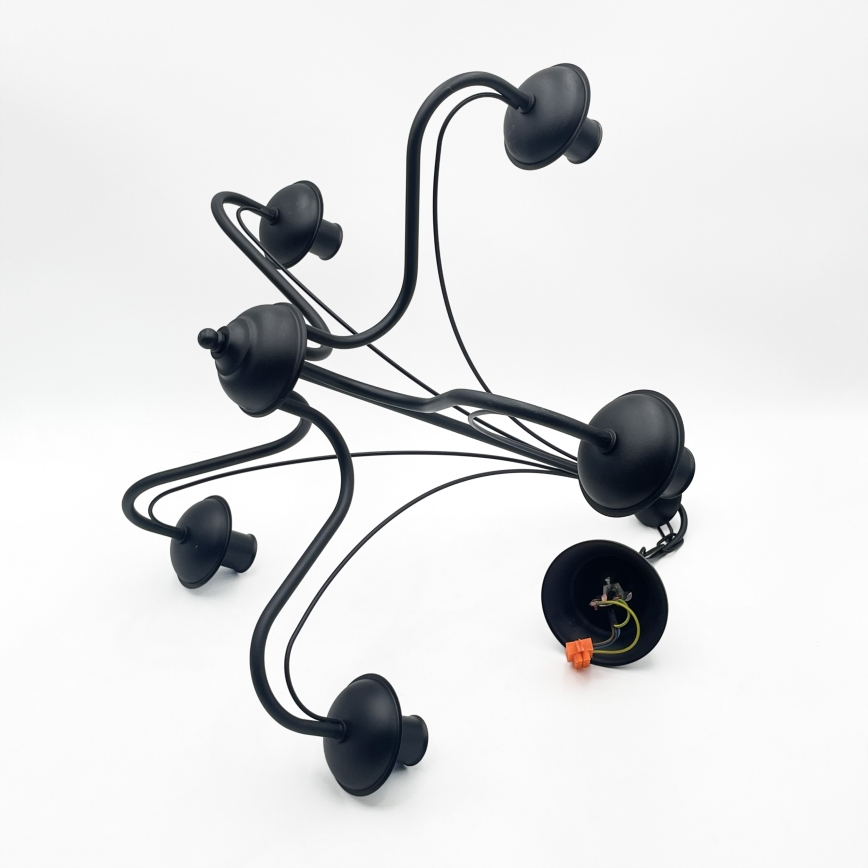 Ketiga lühter ANTON 5xE14/15W/230V must