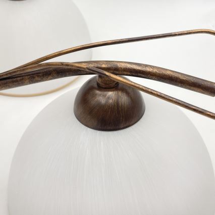 Ketiga lühter COBRA 5xE27/60W/230V pronks/patina