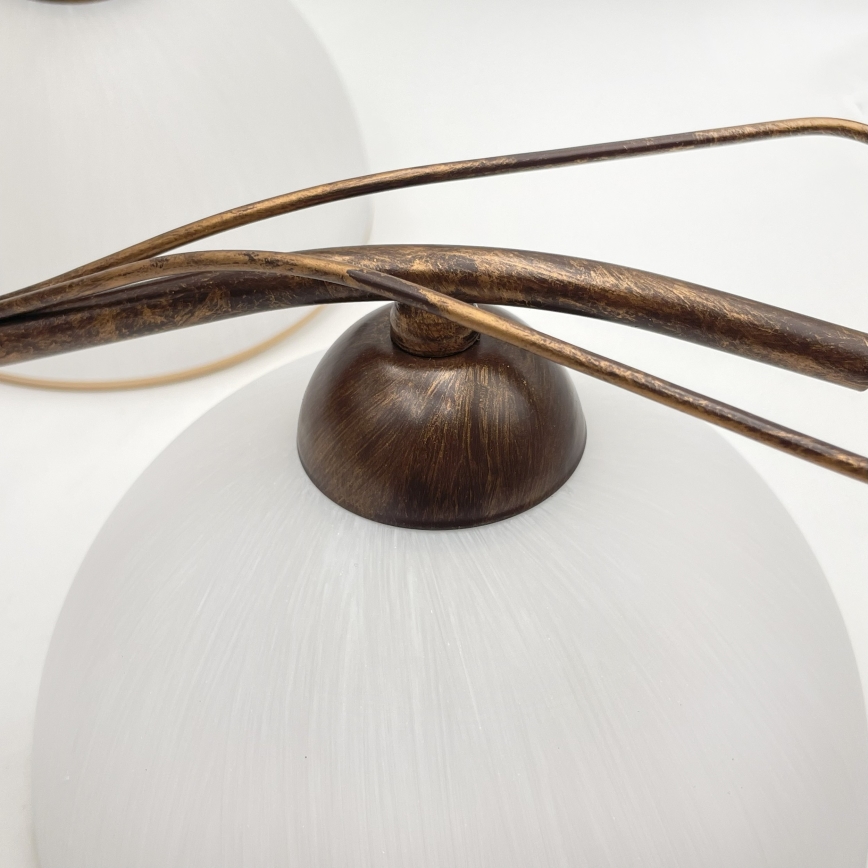 Ketiga lühter COBRA 5xE27/60W/230V pronks/patina