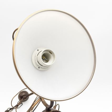 Ketiga lühter COBRA 5xE27/60W/230V pronks/patina