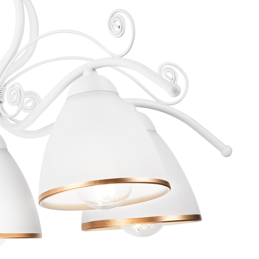 Ketiga lühter RETRO II 5xE27/60W/230V valge