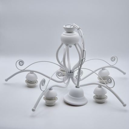 Ketiga lühter RETRO II 5xE27/60W/230V valge