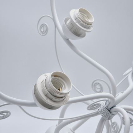 Ketiga lühter RETRO II 5xE27/60W/230V valge