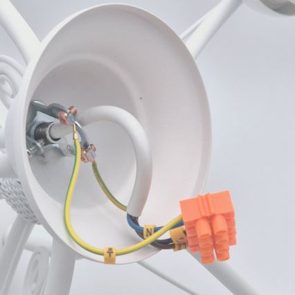 Ketiga lühter RETRO II 5xE27/60W/230V valge