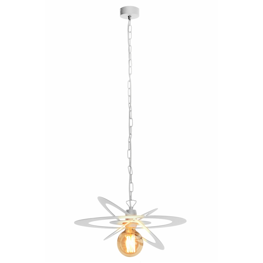 Ketiga lühter STAR 1xE27/15W/230V valge