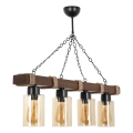 Ketiga ripplühter JASMIN 4xE27/40W/230V pruun/beez