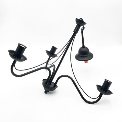 Ketiga rippuv lühter ANTON 3xE14/15W/230V must