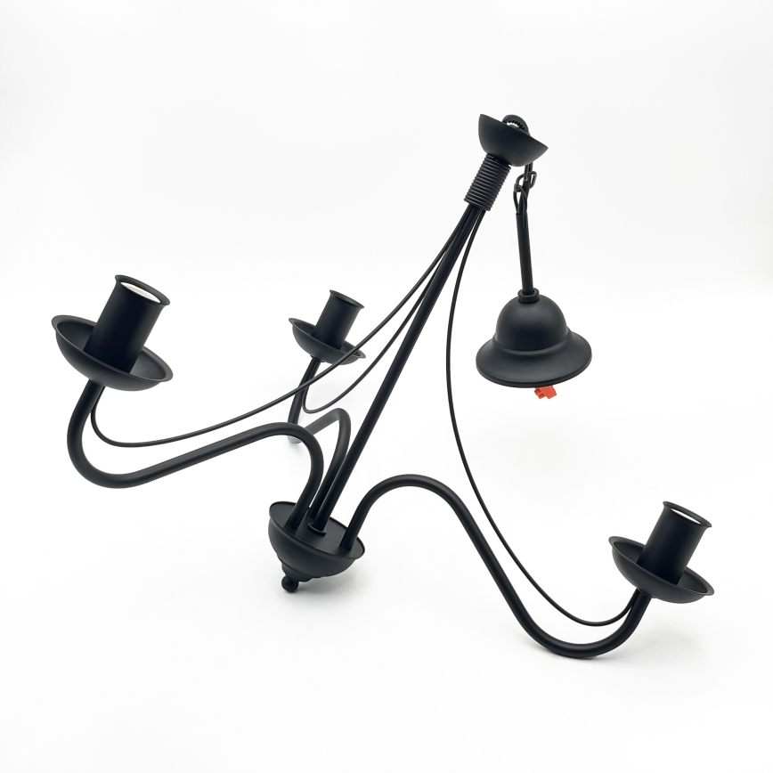 Ketiga rippuv lühter ANTON 3xE14/15W/230V must