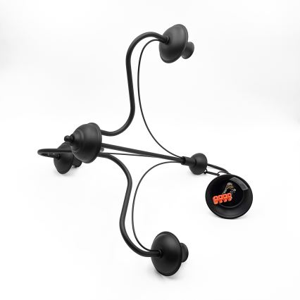 Ketiga rippuv lühter ANTON 3xE14/15W/230V must