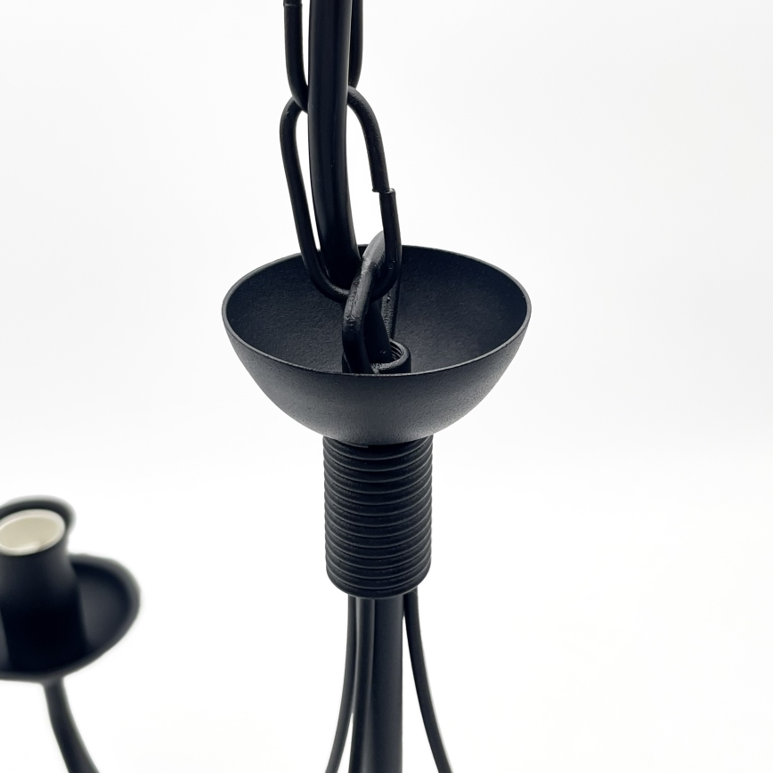 Ketiga rippuv lühter ANTON 3xE14/15W/230V must