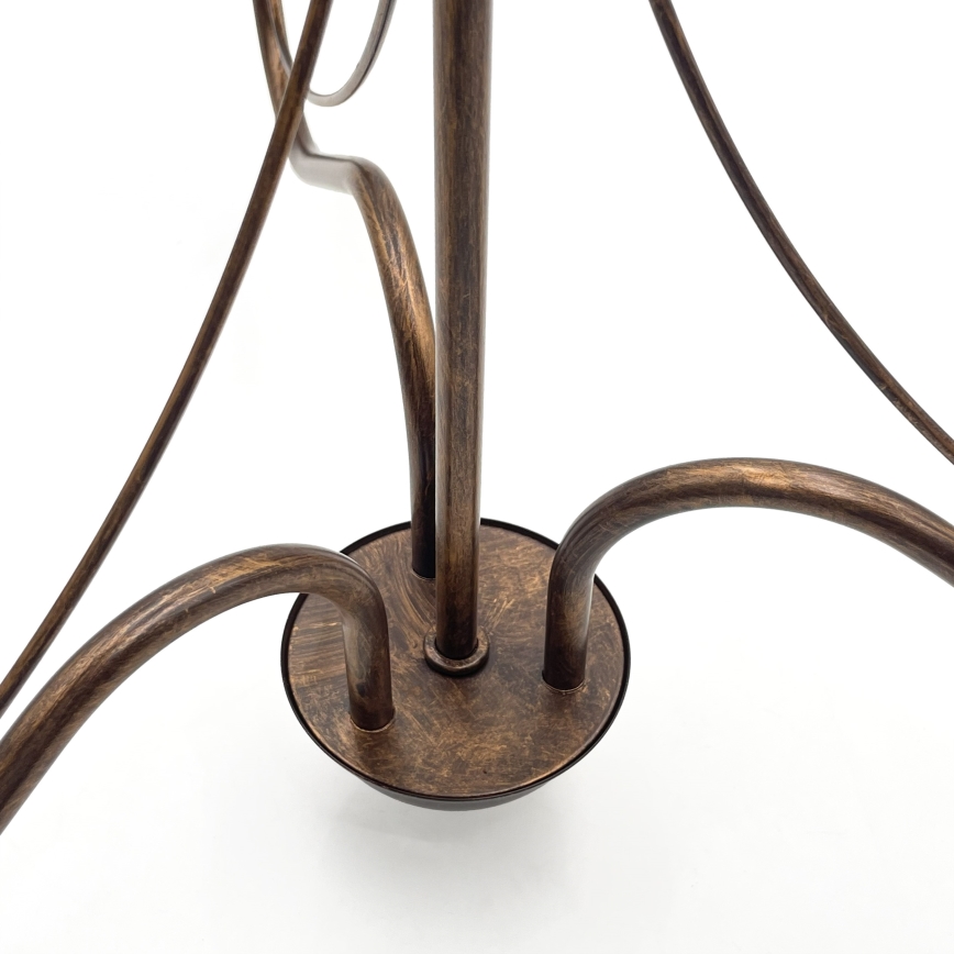 Ketiga rippuv lühter ANTON 3xE14/15W/230V, pronksviimistlusega