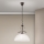 ketiga rippuv lühter RULA 1xE27/40W/230V Ø 35 cm valge/pronks