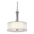 Kichler - ketiga lühter LACEY 4xE27/60W/230V matitud kroom