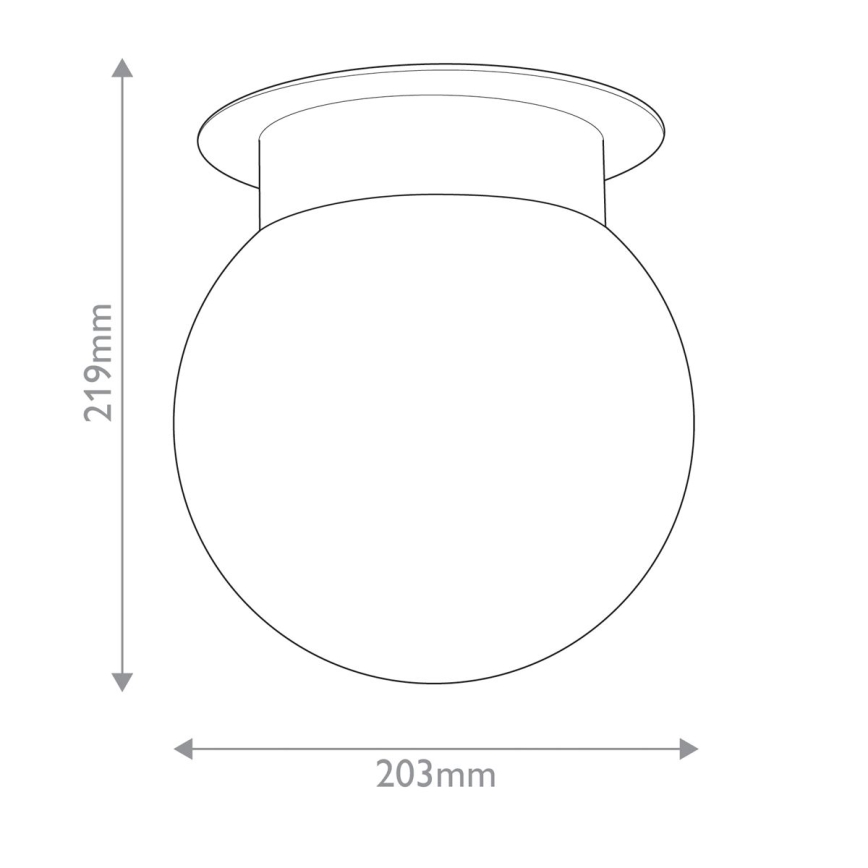 Kichler - laelamp ALBERS 1xE27/40W/230V läbimõõt 20,3 cm must