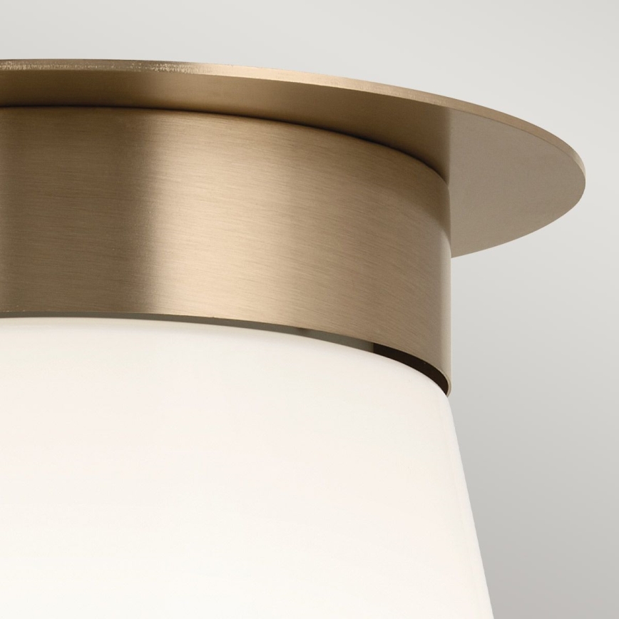 Kichler - laelamp ALBERS 1xE27/40W/230V, läbimõõt 21,6 cm, pronksviimistlus