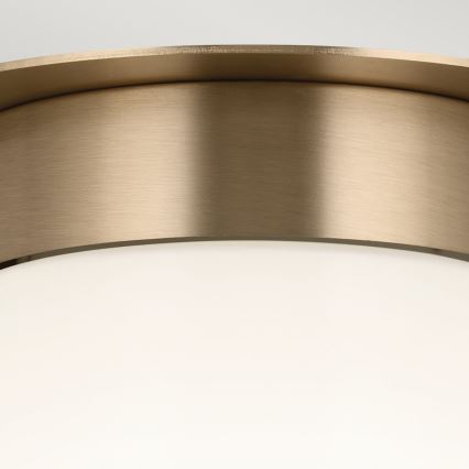 Kichler - laelamp ALBERS 1xE27/40W/230V, läbimõõt 21,6 cm, pronksviimistlus