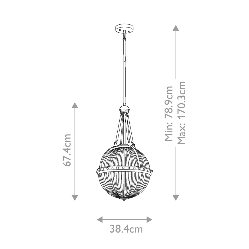 Kichler - Ripplühter ASTER 3xE14/60W/230V