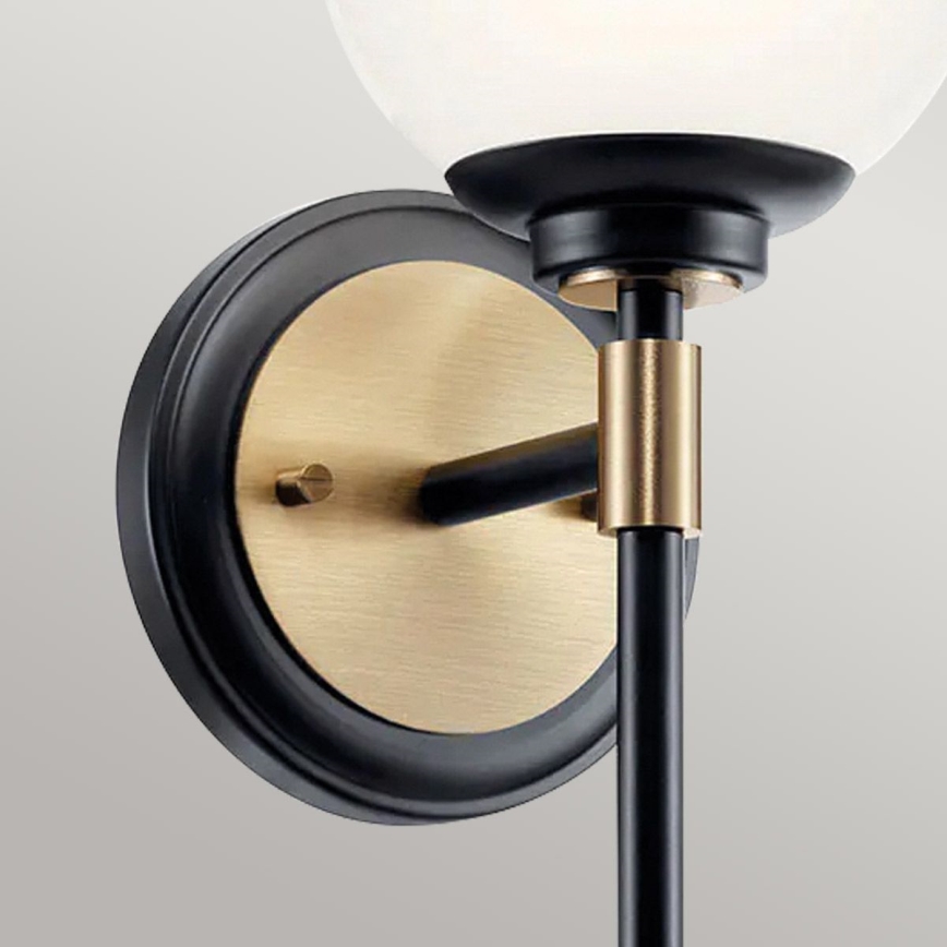 Kichler - LED vannitoa seinavalgusti BENNO 2xG9/3W/230V kuldne IP44