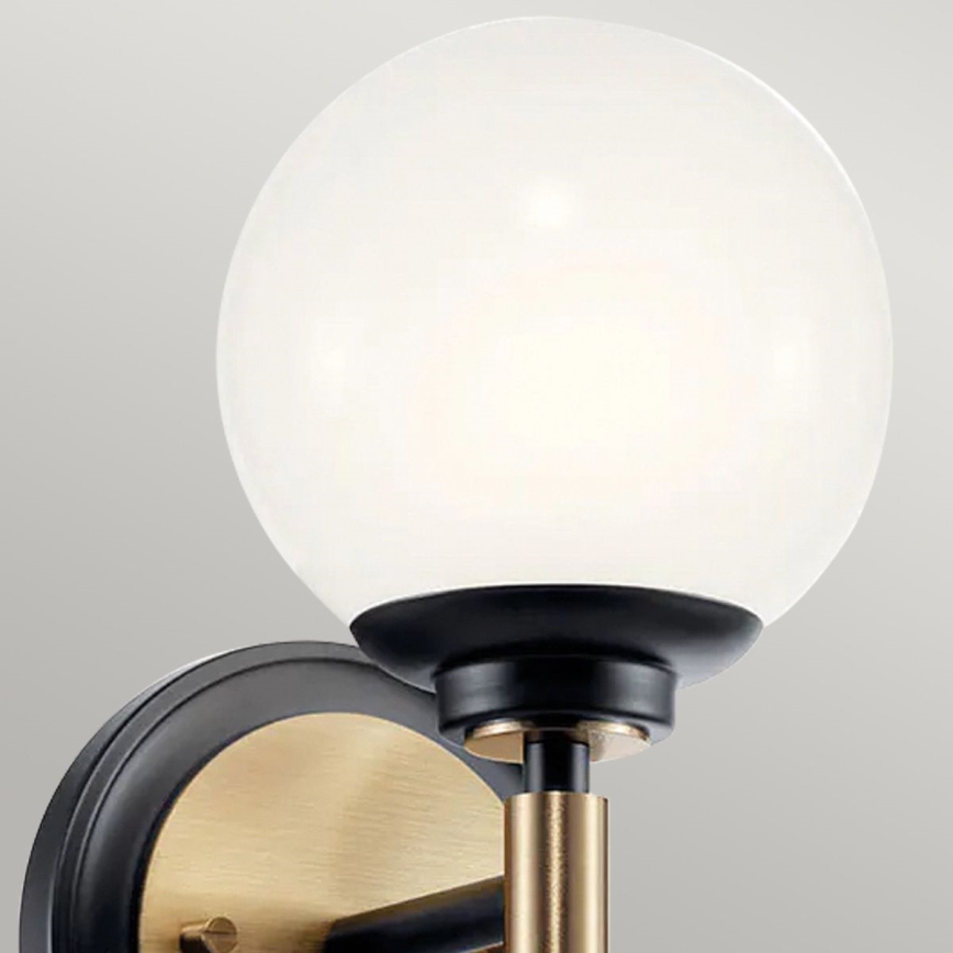 Kichler - LED vannitoa seinavalgusti BENNO 2xG9/3W/230V kuldne IP44