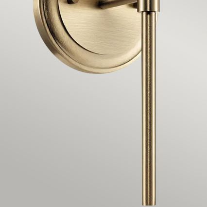 Kichler - LED Seinavalgusti vannituppa BENNO 1xG9/3W/230V IP44 messing