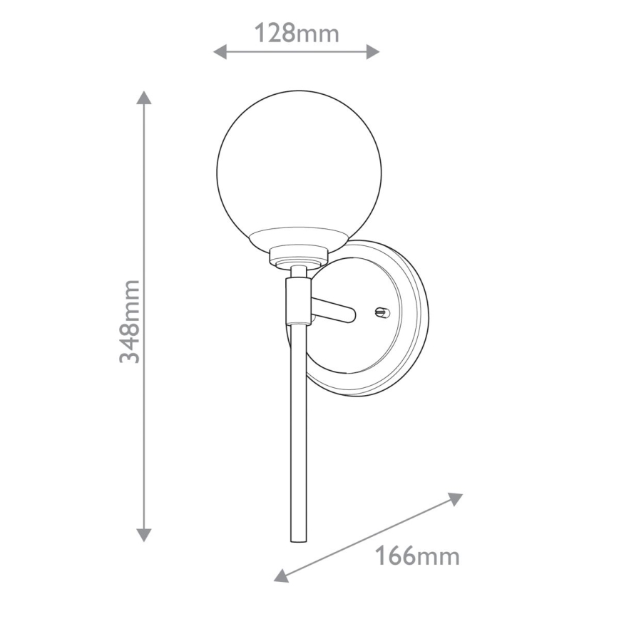 Kichler - LED Seinavalgusti vannituppa BENNO 1xG9/3W/230V IP44 messing