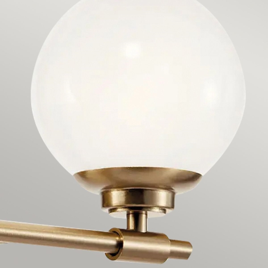 Kichler - LED Seinavalgusti vannituppa BENNO 2xG9/3W/230V IP44 messing