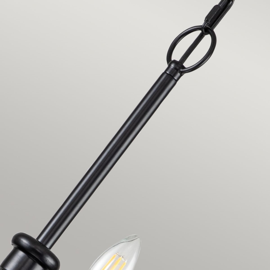 Kichler - ketiga rippuv lühter CAPITOL HILL 12xE14/40W/230V must