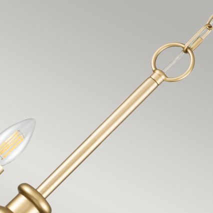 Kichler - Ketiga lühter. CAPITOL HILL 12xE14/40W/230V kuldne