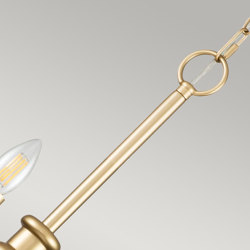 Kichler - Ketiga lühter. CAPITOL HILL 12xE14/40W/230V kuldne