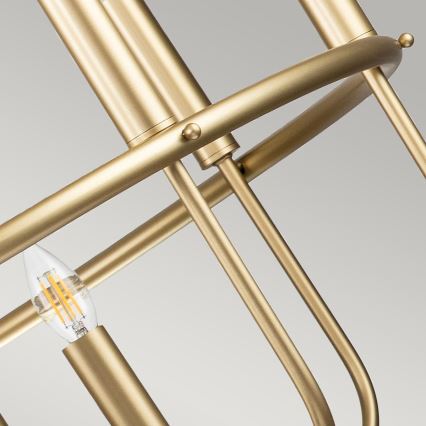 Kichler - Ketiga lühter. CAPITOL HILL 12xE14/40W/230V kuldne