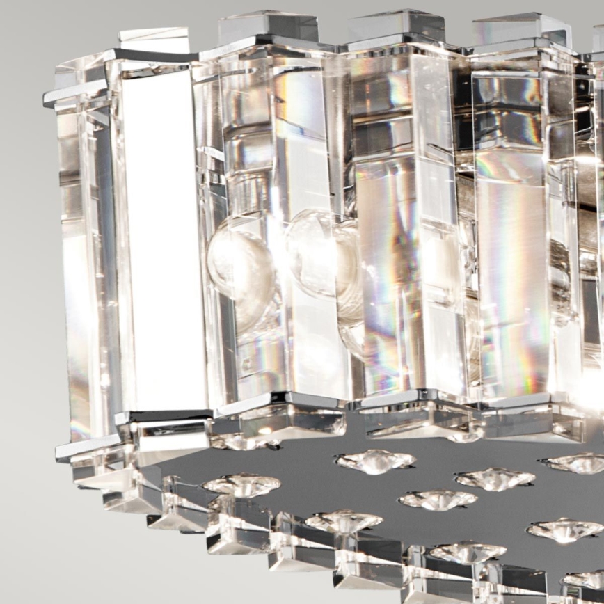 Kichler - LED Lühter vannituppa CRYSTAL SKYE 12xG9/3W/230V IP44