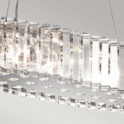 Kichler - LED Lühter vannituppa CRYSTAL SKYE 8xG9/3W/230V IP44