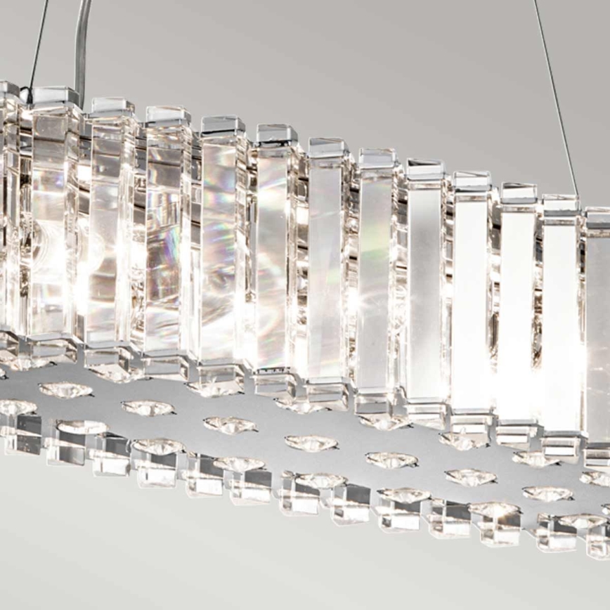 Kichler - LED Lühter vannituppa CRYSTAL SKYE 8xG9/3W/230V IP44