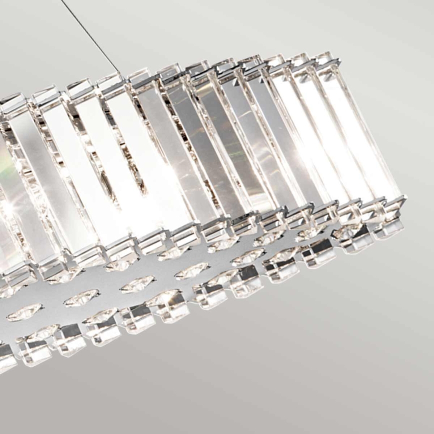 Kichler - LED Lühter vannituppa CRYSTAL SKYE 8xG9/3W/230V IP44