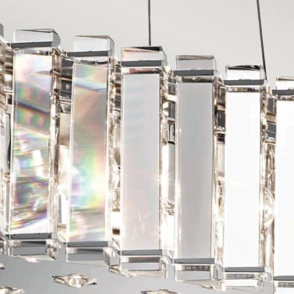 Kichler - LED Lühter vannituppa CRYSTAL SKYE 8xG9/3W/230V IP44