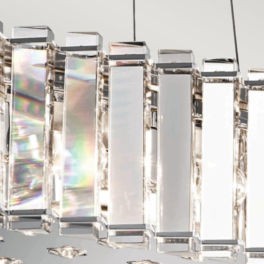 Kichler - LED Lühter vannituppa CRYSTAL SKYE 8xG9/3W/230V IP44